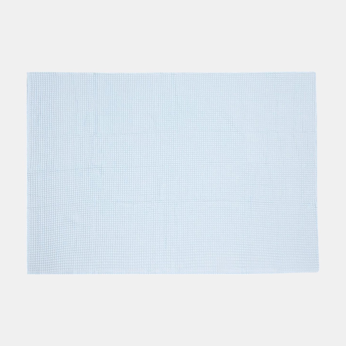 Cotton Waffle Baby Blanket, Light Blue