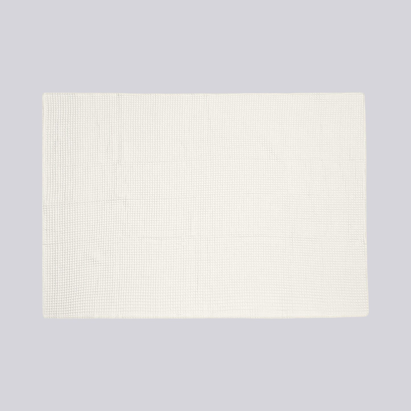 Cotton Waffle Baby Blanket, Milky White