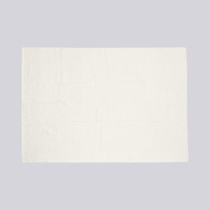 Cotton Waffle Baby Blanket, Milky White