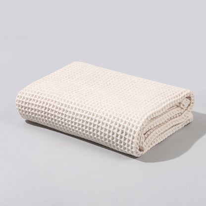 Cotton Waffle Baby Blanket, Apricot