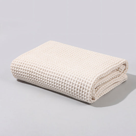 Cotton Waffle Baby Blanket, Apricot