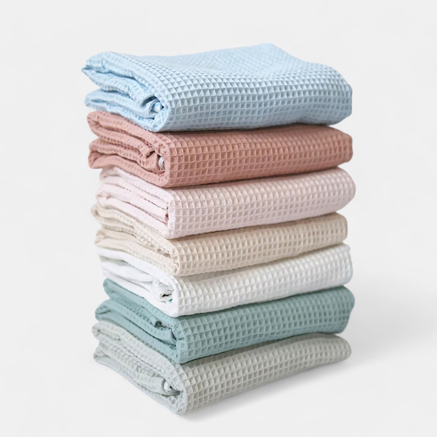 Cotton Waffle Baby Blanket, Apricot