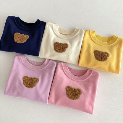 Cuddle Bear Cotton Lounge Set, Navy (6m-4yrs)