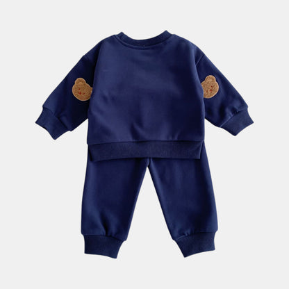 Cuddle Bear Cotton Lounge Set, Navy (6m-4yrs)