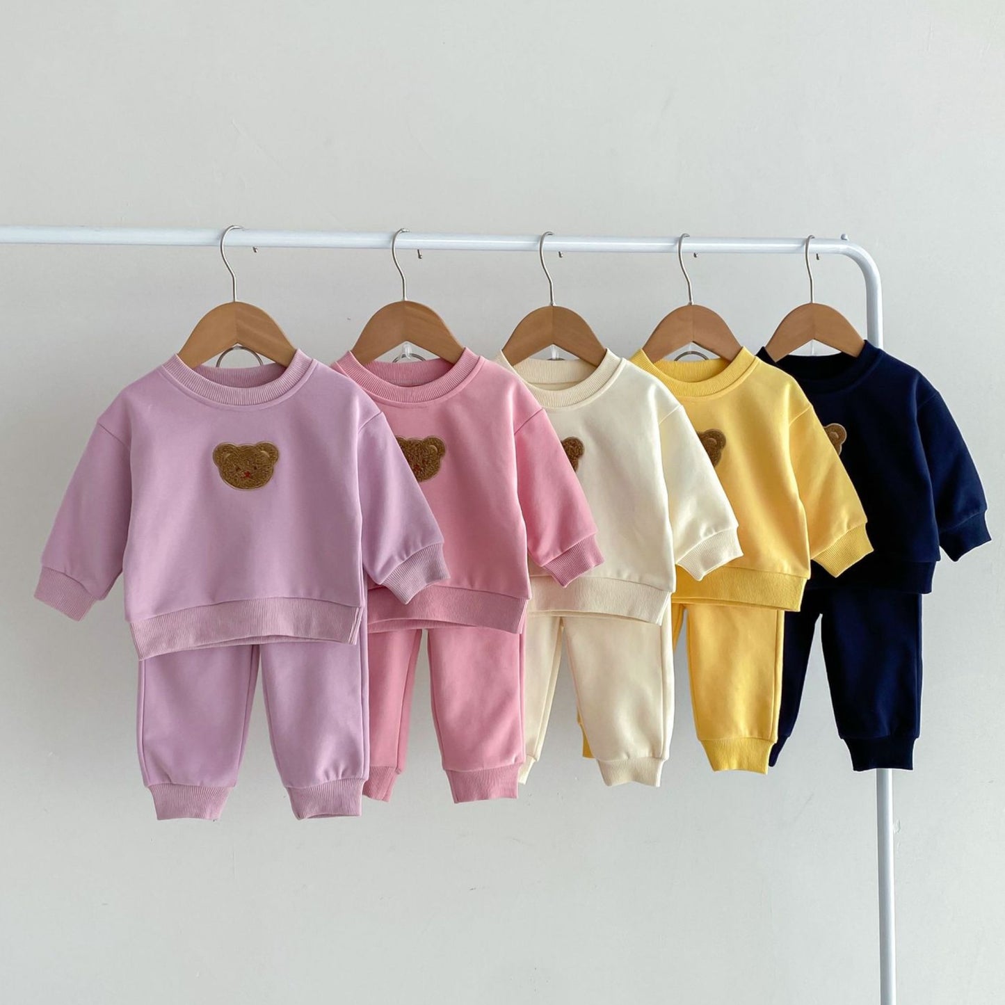 Cuddle Bear Cotton Lounge Set, Navy (6m-4yrs)