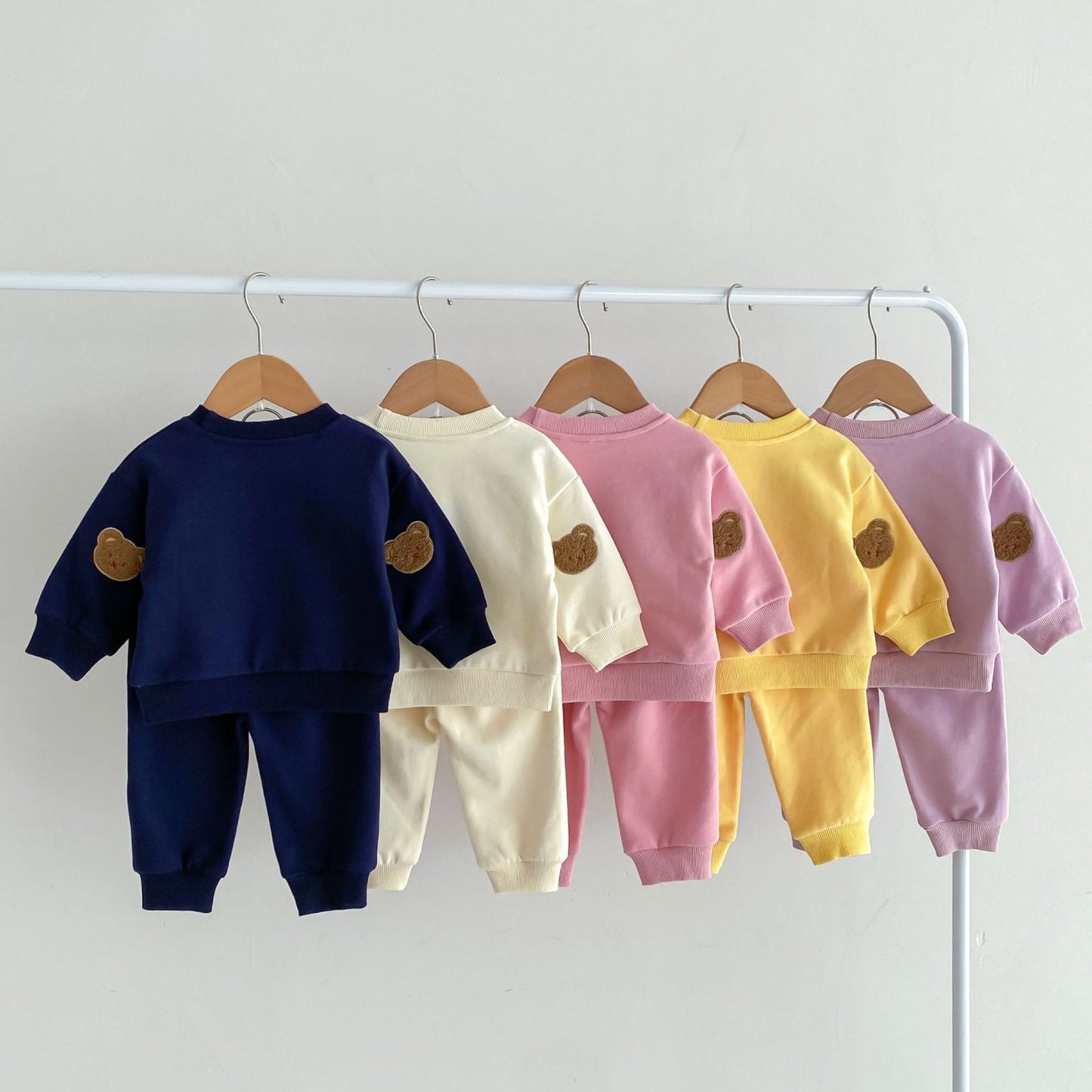 Cuddle Bear Cotton Lounge Set, Yellow (6m-4yrs)
