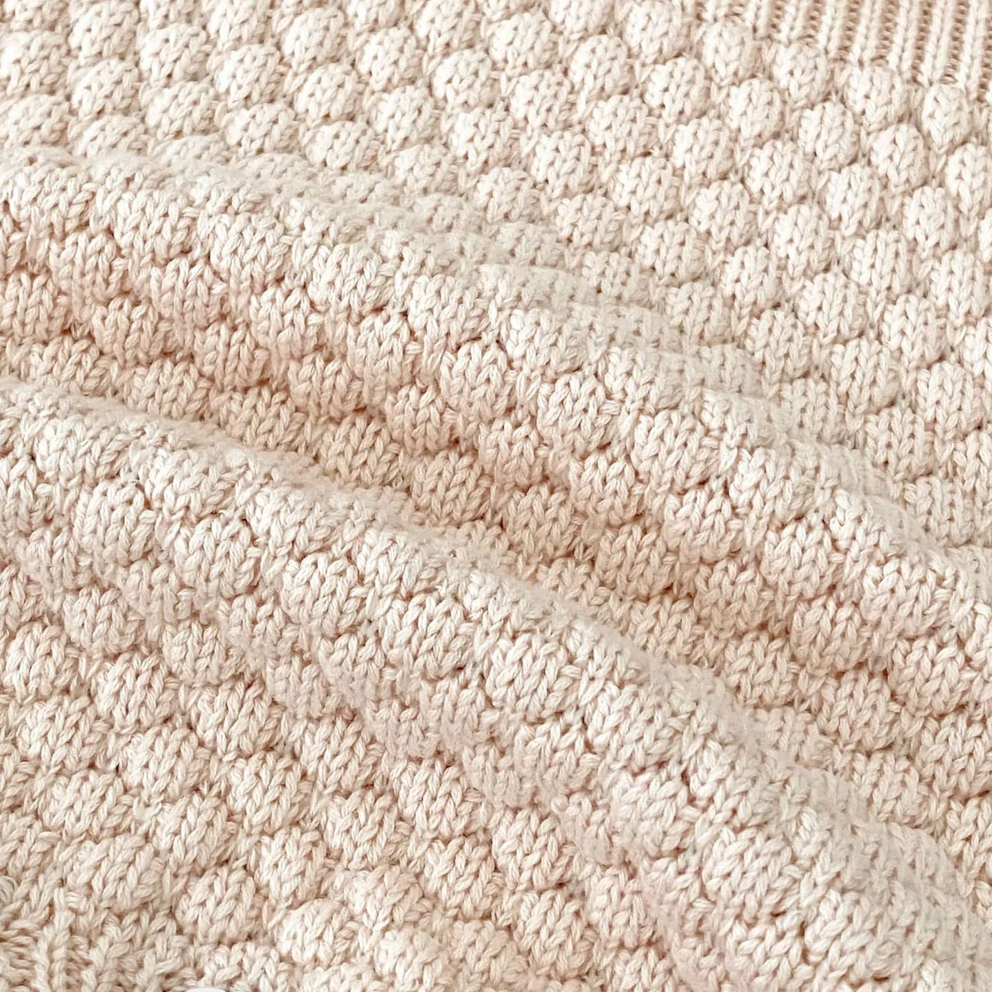 Dani Ruffle Knit Romper - Blush (3m-24m)