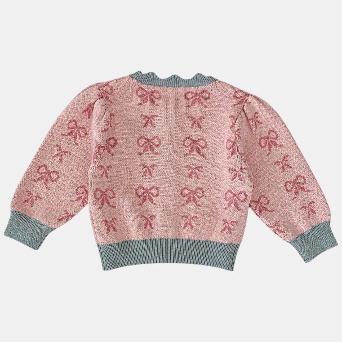 Dolly Bow Cotton Knit Cardigan (3m-3yrs)