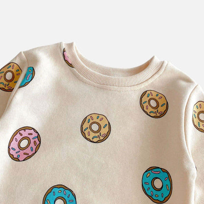 Doughnut Dreaming Cotton Lounge Set (6m-4yrs)