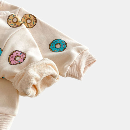 Doughnut Dreaming Cotton Lounge Set (6m-4yrs)