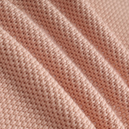Drew Polo Knit Romper - Pink (3m-24m)