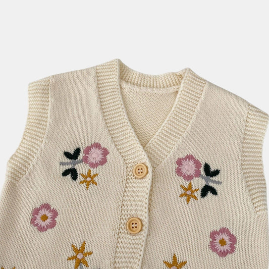 Eden Cotton Knit Vest (3m-3yrs)