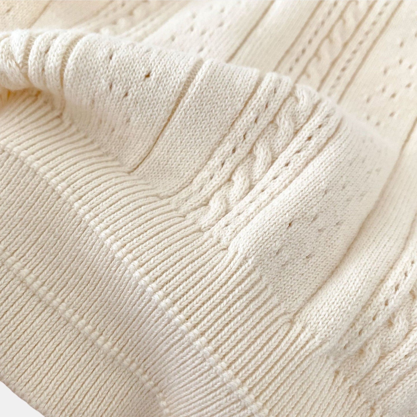 Ella Ruffle Cotton Knit Sweater (3m-3yrs)