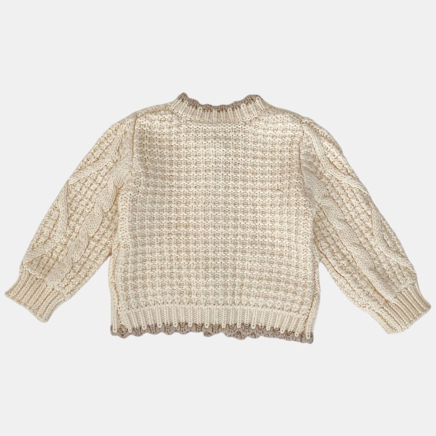 Emery Braid Cotton Knit Cardigan (3m-3yrs)