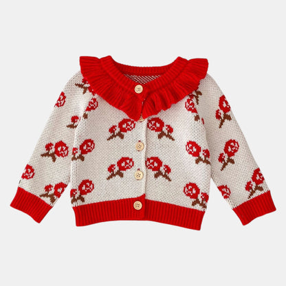 Ever Rose Cotton Knit Cardigan (3m-3yrs)
