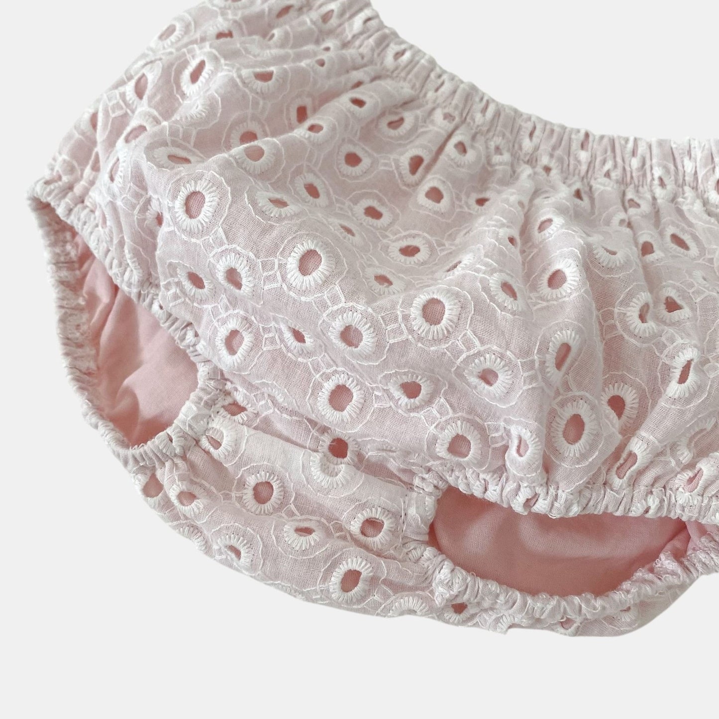 Faye Pink Bow Cotton Set (3m-3yrs)
