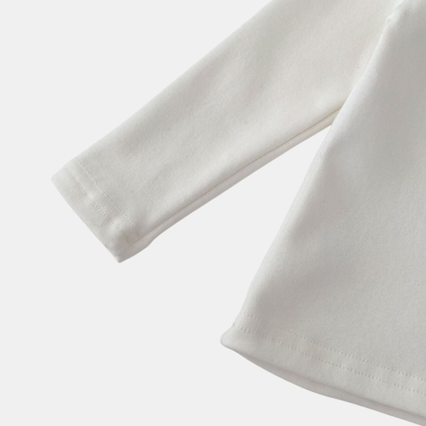 Fiora Lace Cotton Top, Ivory (3m-3yrs)