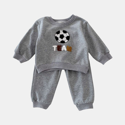 Football Team Cotton Lounge Set (6m-4yrs)