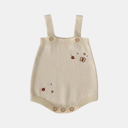 Forest Butterfly Cotton Knit Romper (3m-3yrs)