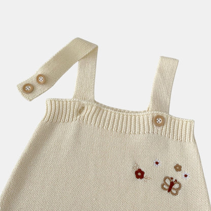 Forest Butterfly Cotton Knit Romper (3m-3yrs)