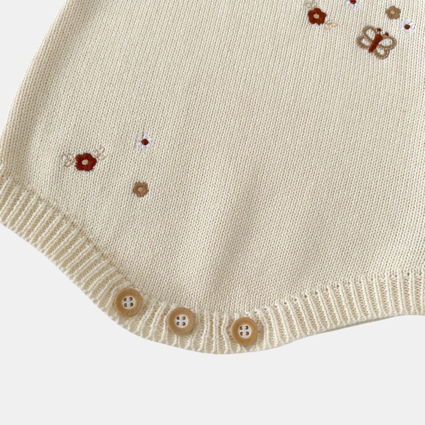Forest Butterfly Cotton Knit Romper (3m-3yrs)
