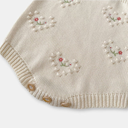 Freya Hearts Cotton Knit Romper (3m-3yrs)