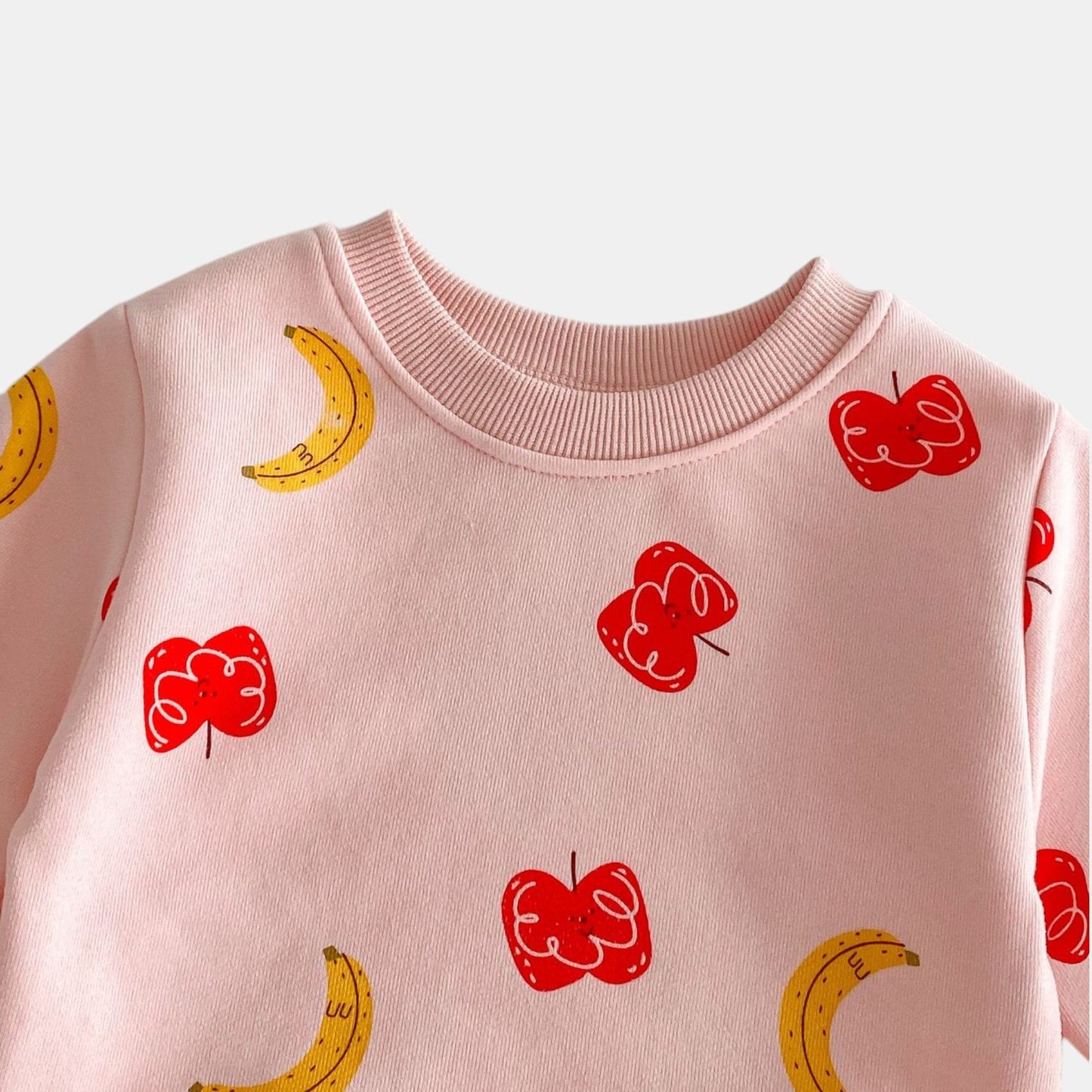 Fruity Mix Cotton Lounge Set, Pink (6m-4yrs)