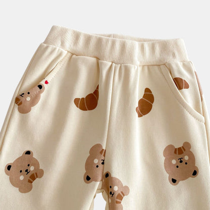 Gourmet Bear Cotton Lounge Set (6m-4yrs)