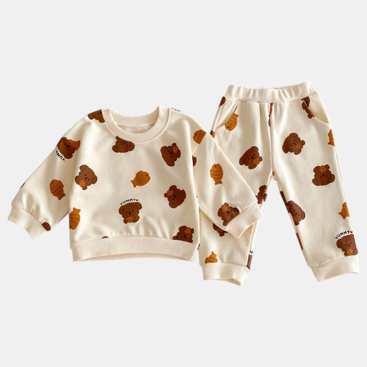 Gourmet Poodle Cotton Lounge Set (6m-4yrs)