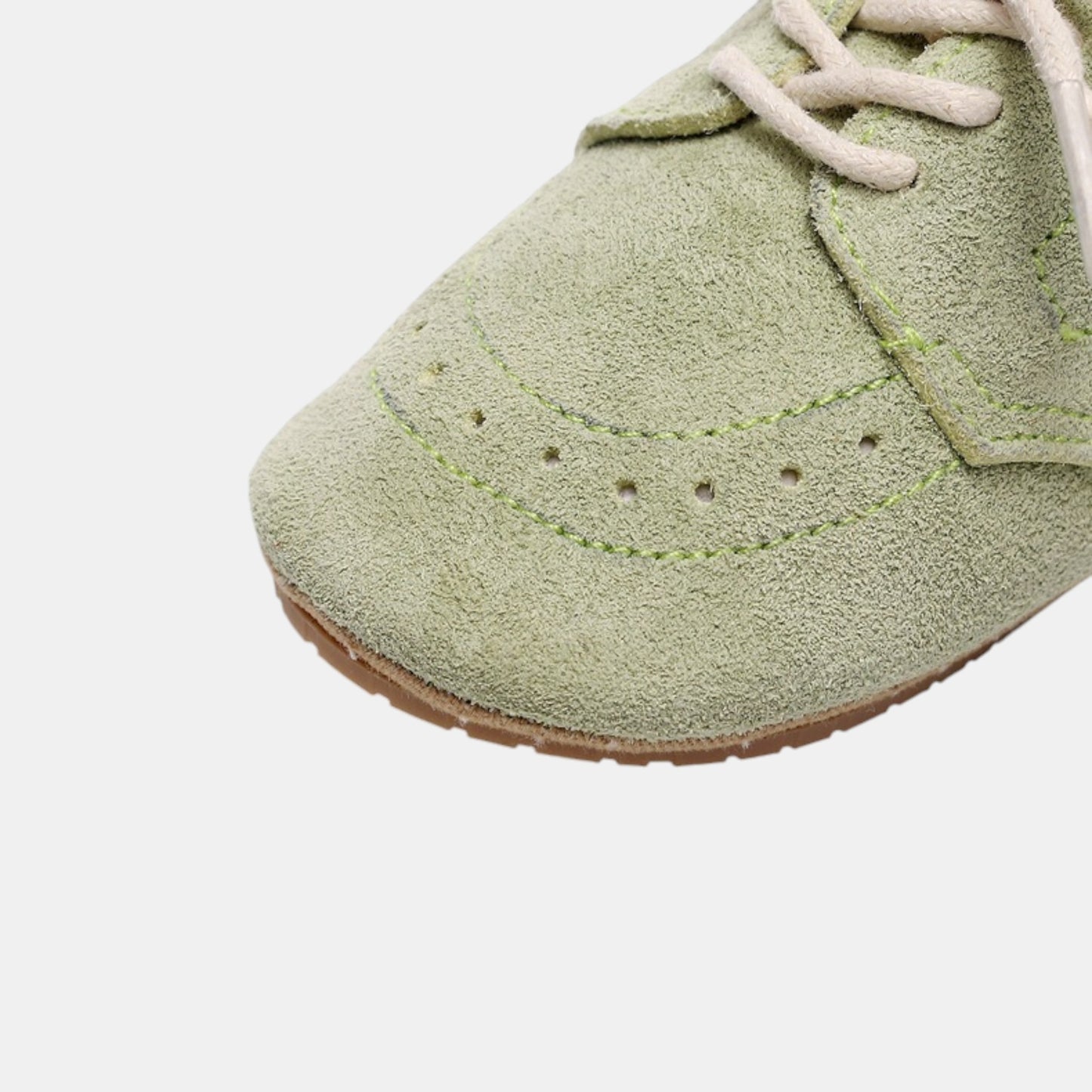 Green Suede Baby Boots (11-13cm)