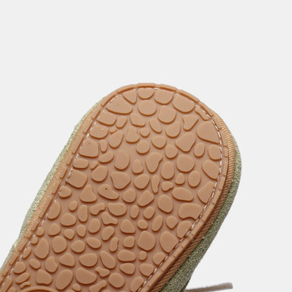 Green Suede Baby Boots (11-13cm)