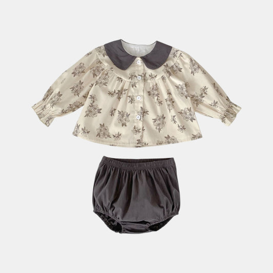 Heather Bloom Cotton Set (6m-3yrs)