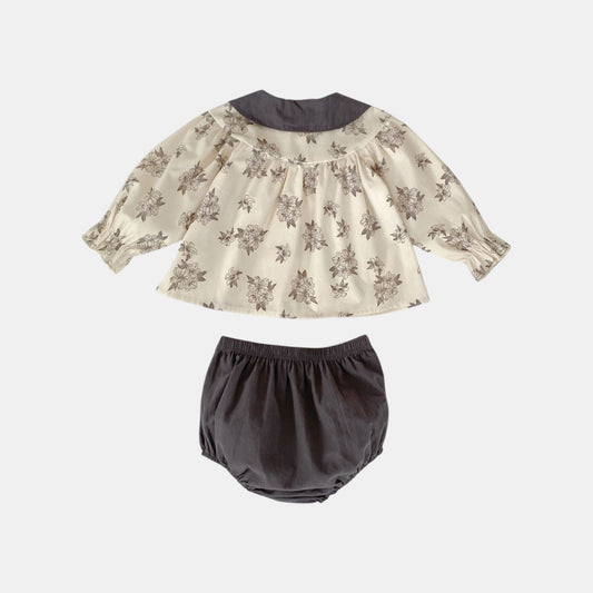 Heather Bloom Cotton Set (6m-3yrs)