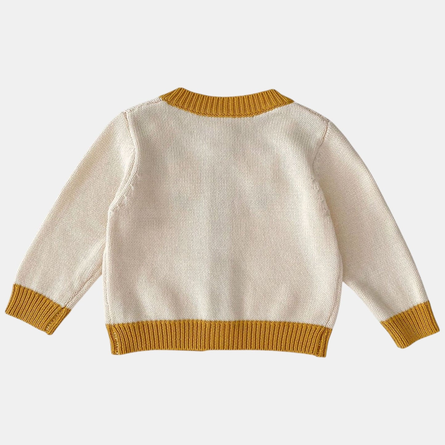 Honey Blossom Cotton Knit Cardigan (3m-3yrs)