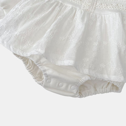Ines Floral Cotton Romper Dress (3m-24m)