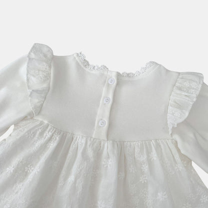 Ines Floral Cotton Romper Dress (3m-24m)