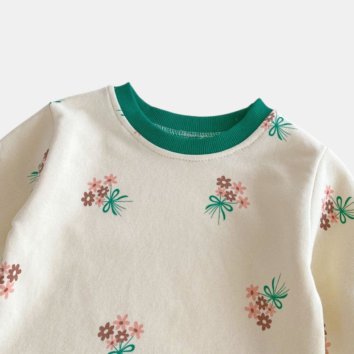 Jade Bouquet Cotton Lounge Set (6m-4yrs)