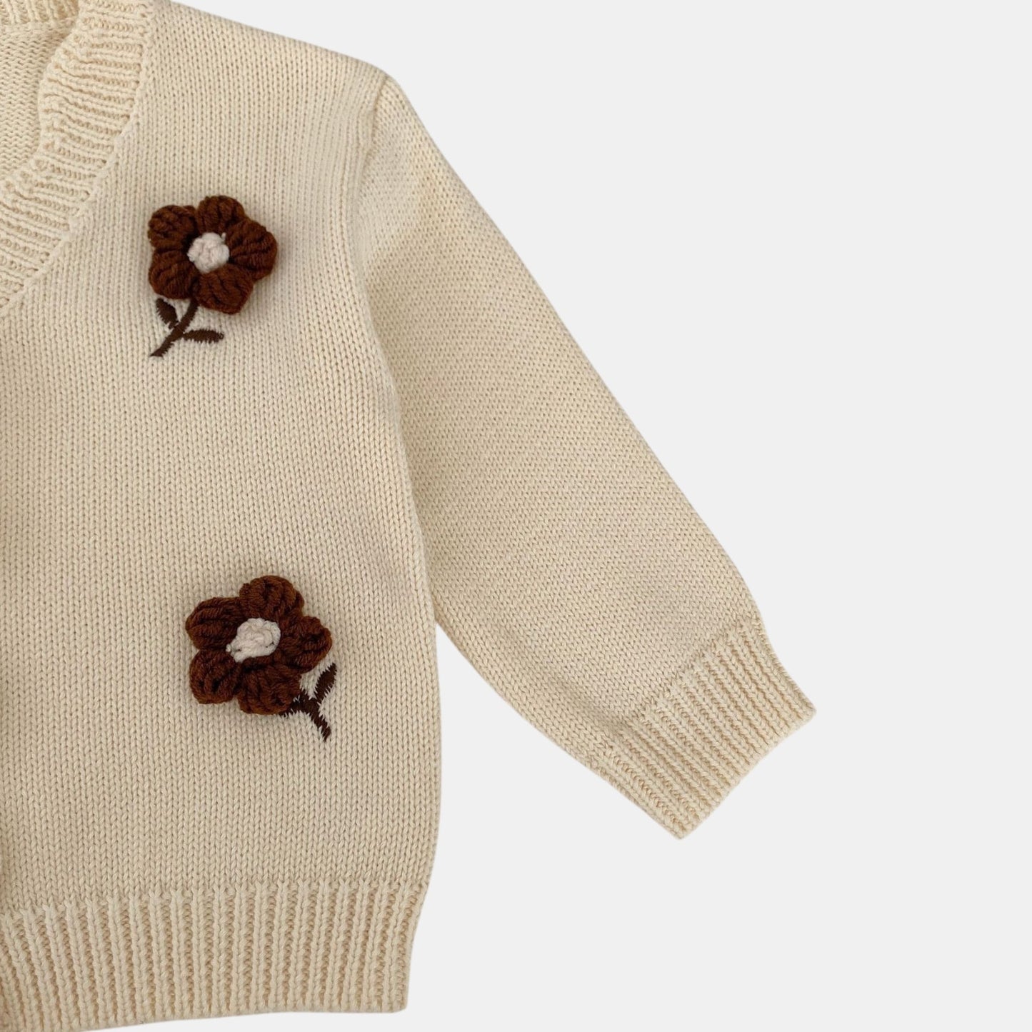 Josie Floral Cotton Knit Cardigan (3m-3yrs)