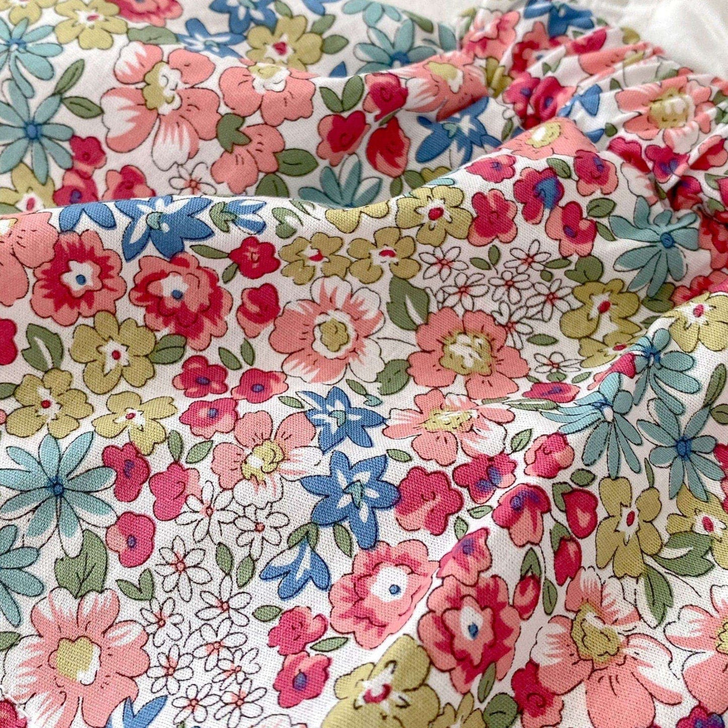 Kimi Floral Cotton Romper Dress (3m-24m)