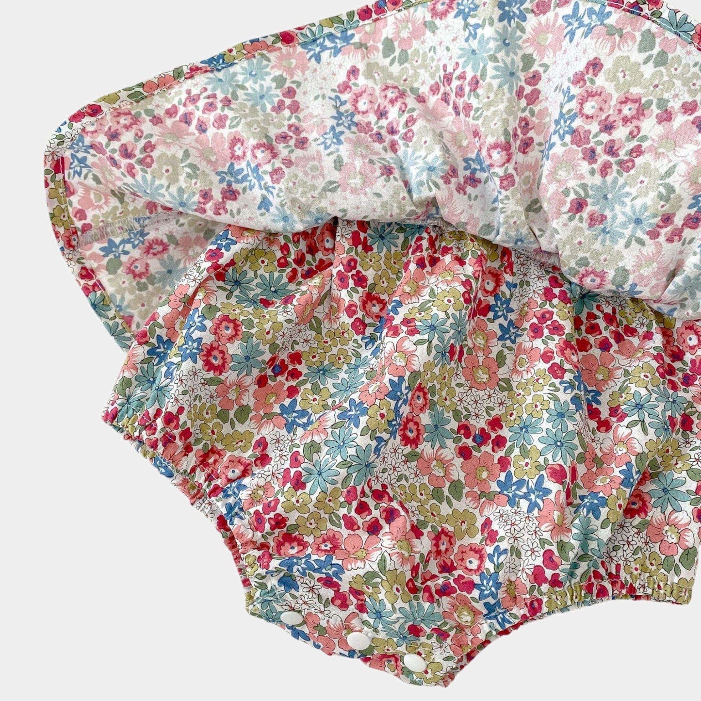 Kimi Floral Cotton Romper Dress (3m-24m)