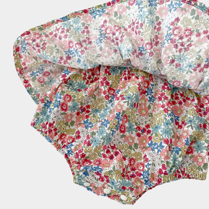 Kimi Floral Cotton Romper Dress (3m-24m)
