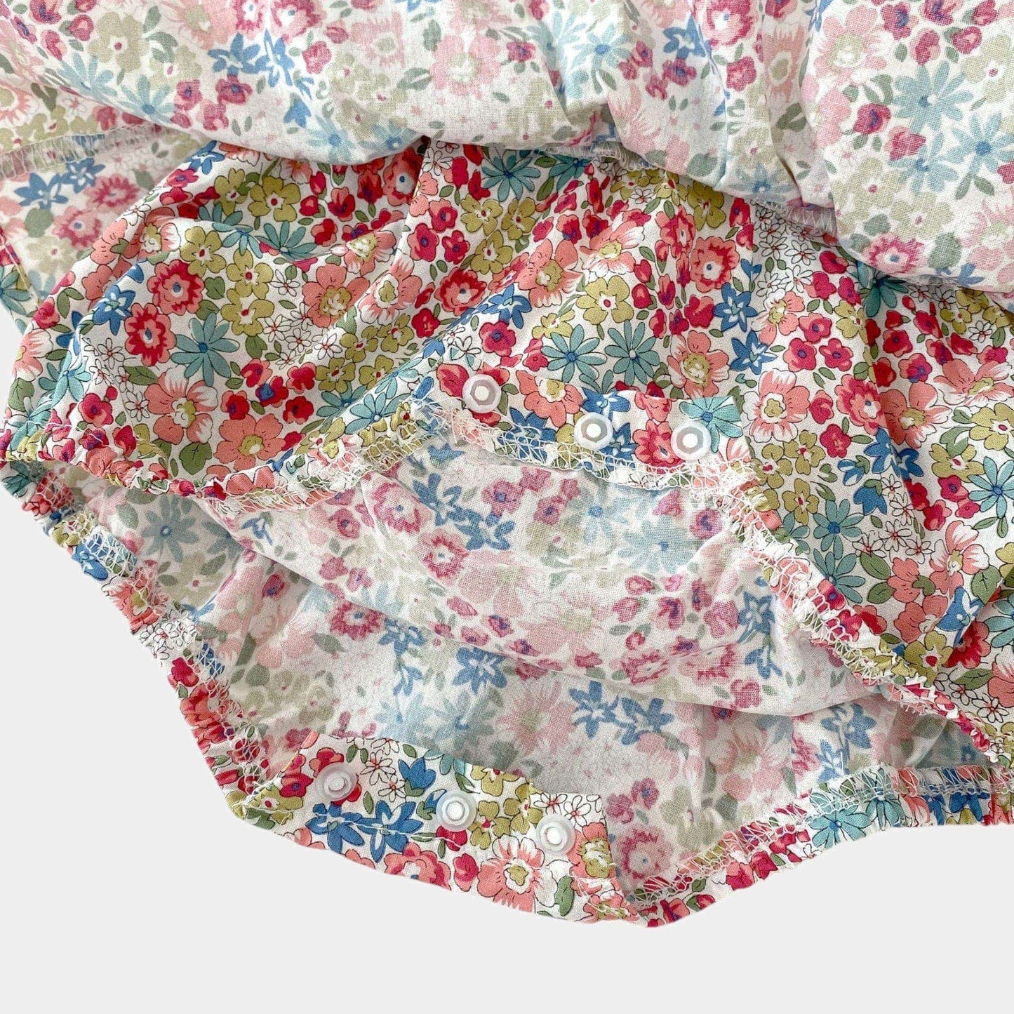 Kimi Floral Cotton Romper Dress (3m-24m)