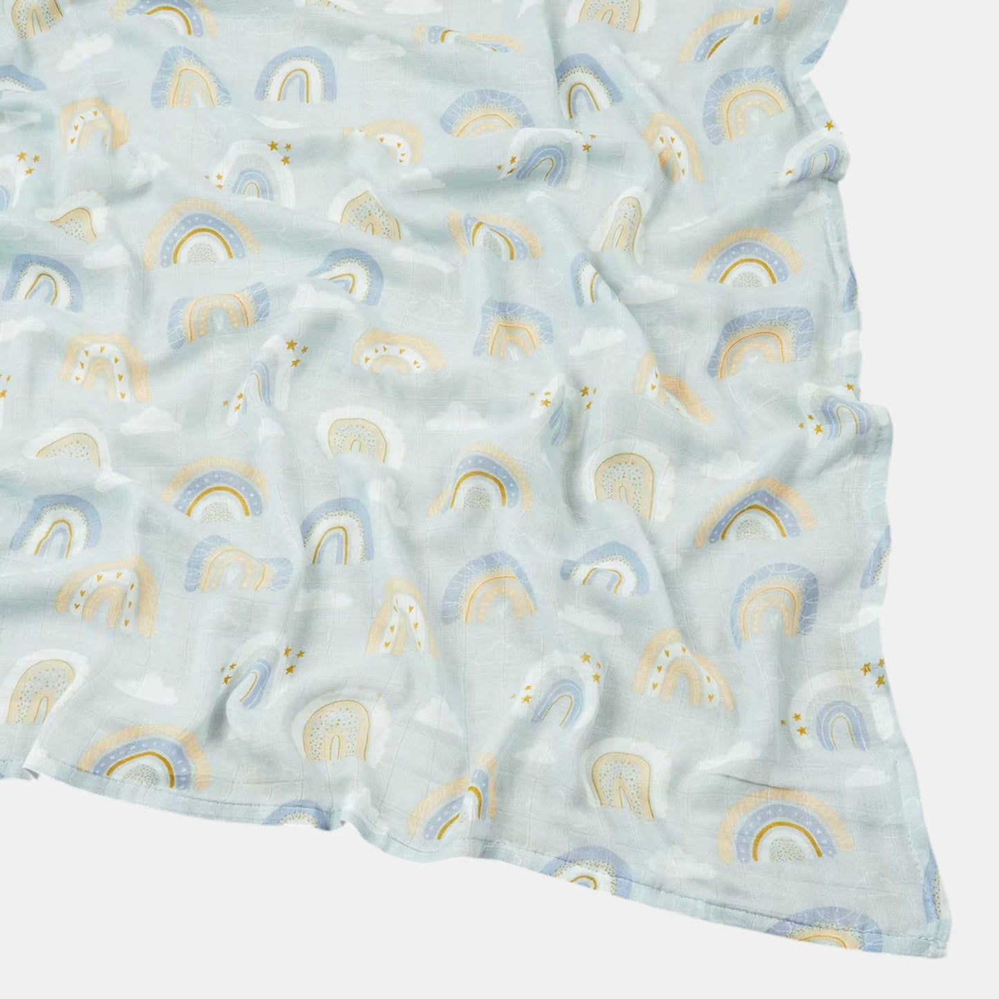 Large Bamboo Muslin Baby Swaddle Blanket Set - Unicorn Skies (3 Pack)