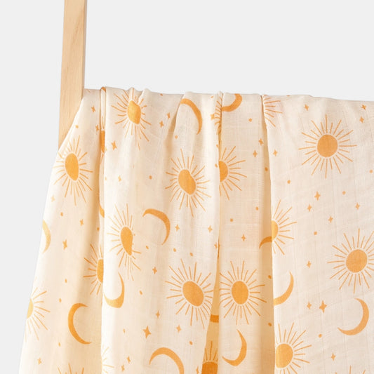 Large Cotton Muslin Baby Swaddle Blanket Set - Celestial Dreams (3 Pack)