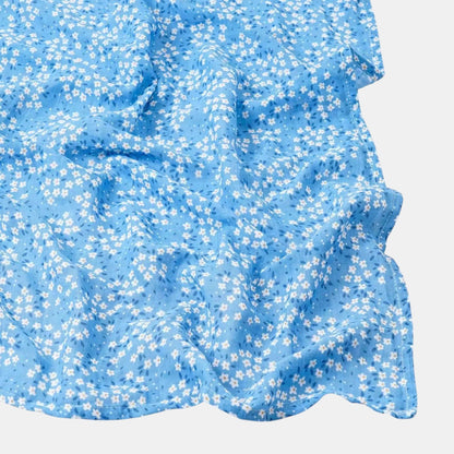 Large Cotton Muslin Baby Swaddle Blanket Set - Meadow Blooms (3 Pack)