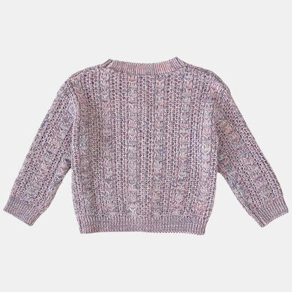 Lavender Blush Cotton Knit Cardigan (3m-3yrs)