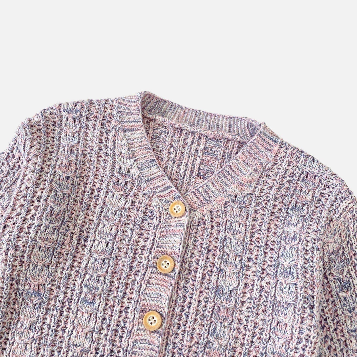 Lavender Blush Cotton Knit Cardigan (3m-3yrs)