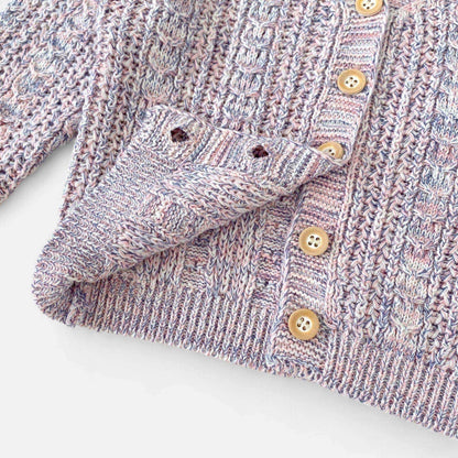Lavender Blush Cotton Knit Cardigan (3m-3yrs)