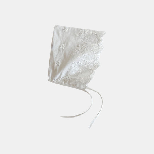 Leaf Blossom Lace Baby Bonnet (0m-3yrs)