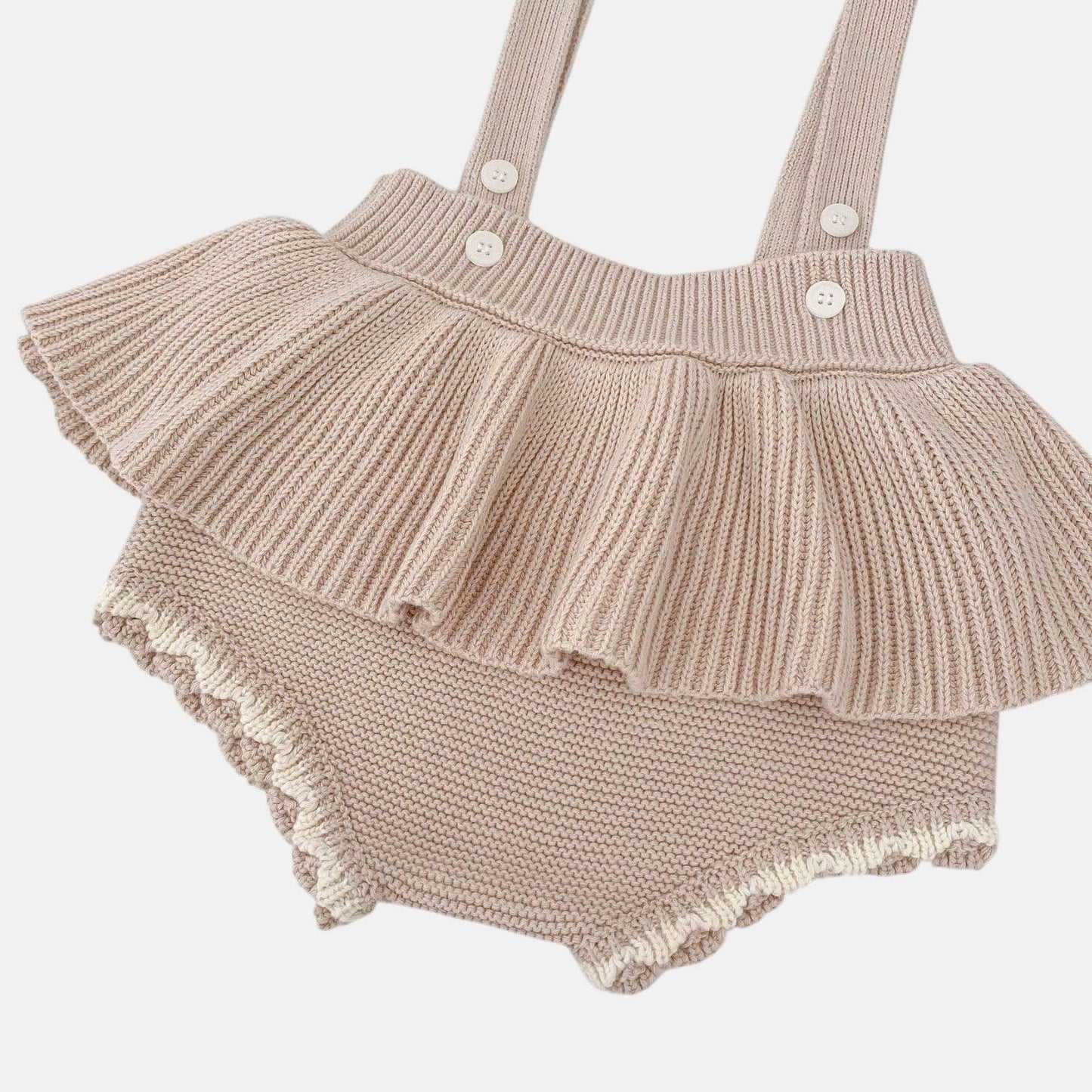 Lena Ruffle Cotton Knit Bloomers (3m-3yrs)